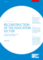 Reconstruction of the education sector